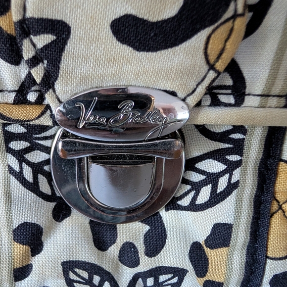 Vera Bradley Yellow and Black Floral Quilted Bag Set - Picture 7 of 11